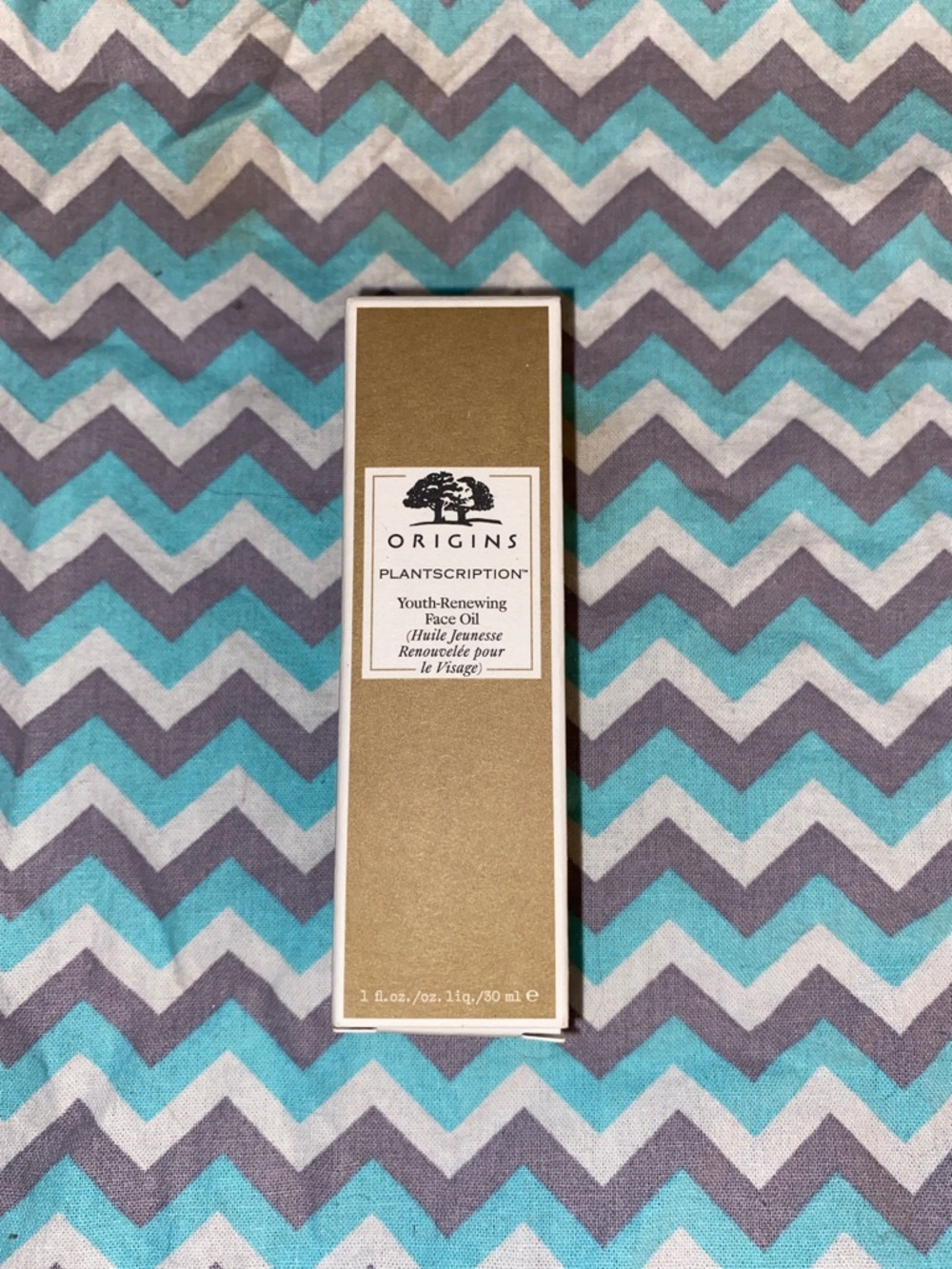 Origins Gold Plantscription Youth-Renewing Face Oil Box